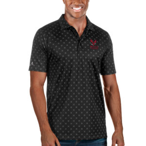 Men's Antigua Black North Carolina Central Eagles Spark Polo