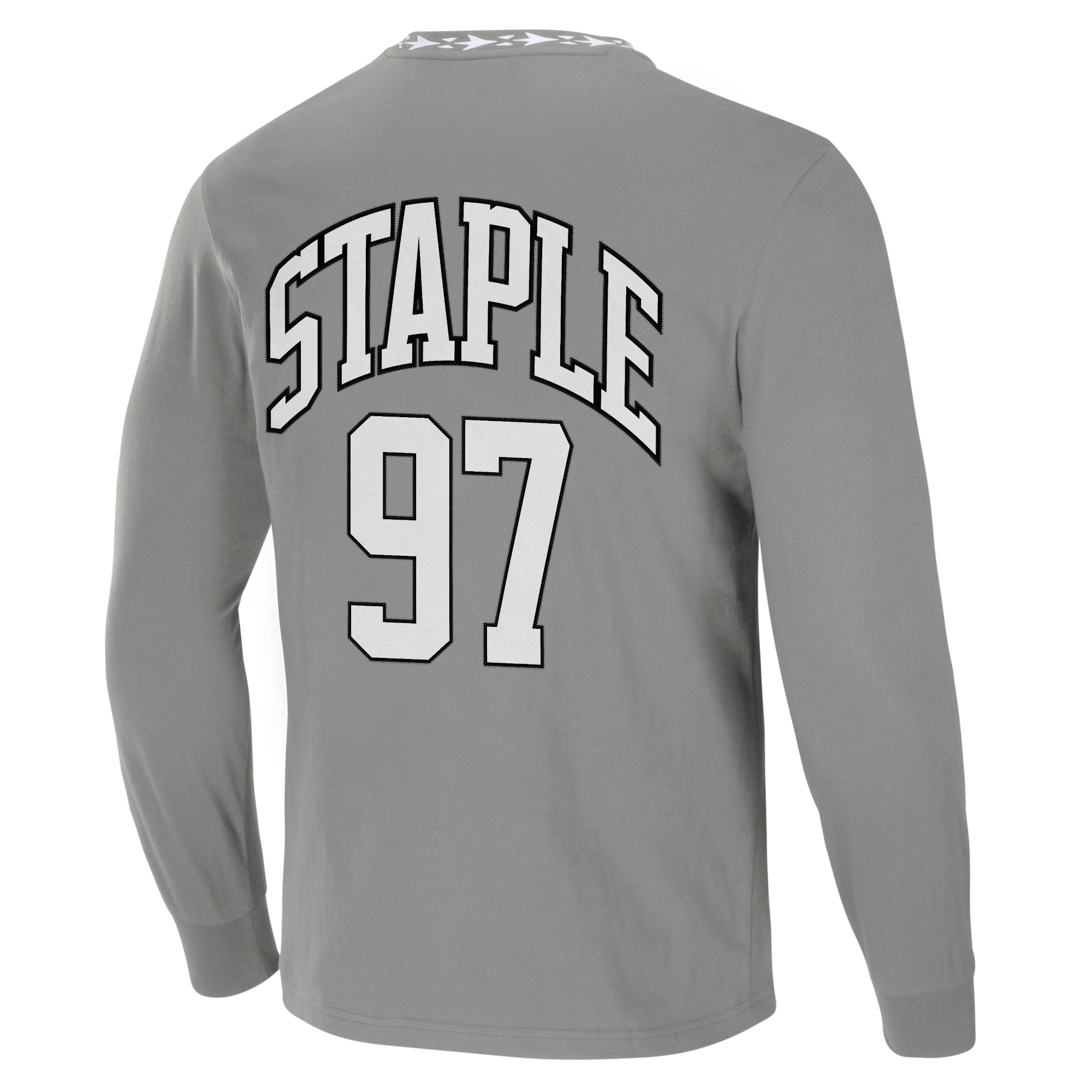 Men's NFL x Staple Gray Las Vegas Raiders Core Team Long Sleeve T-Shirt - Image 10