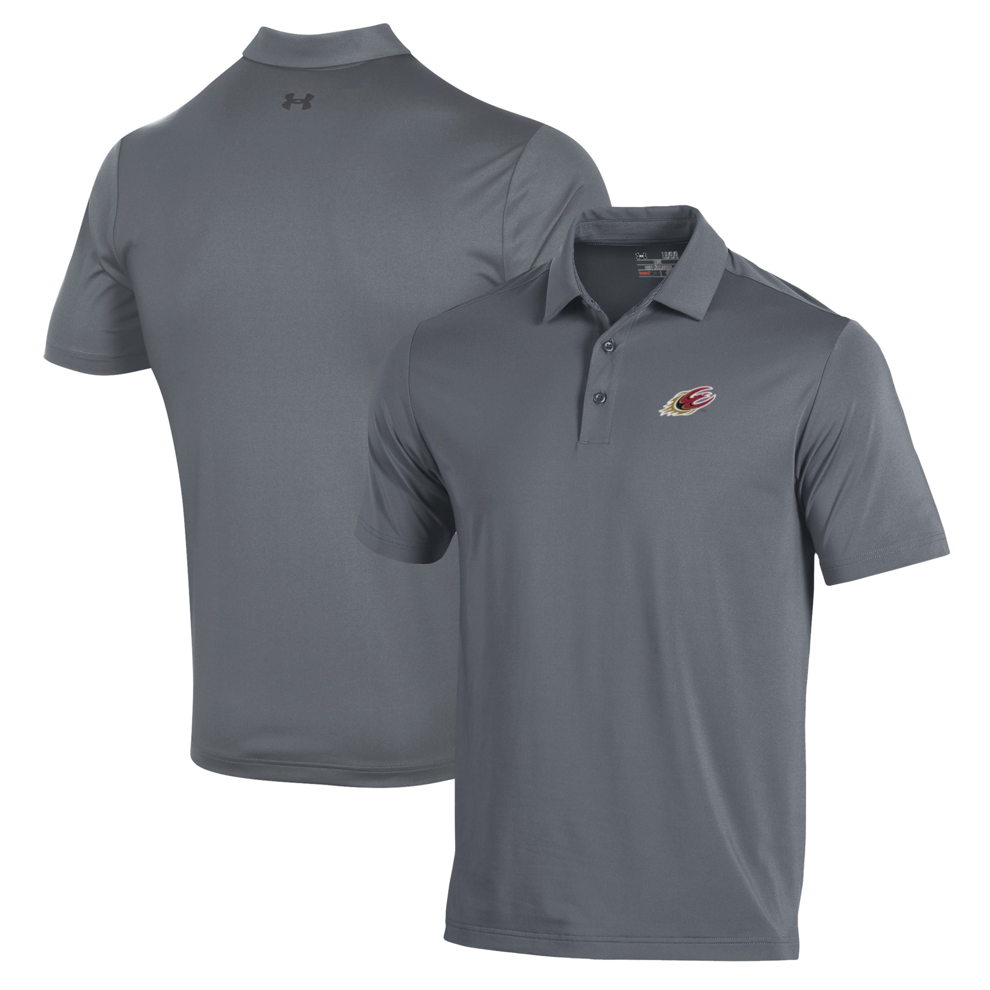 Men's Under Armour Gray Elon Phoenix Performance Polo