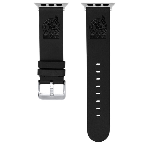 Black Mexico National Team 42/44/45mm Sport Leather Apple Watch Band