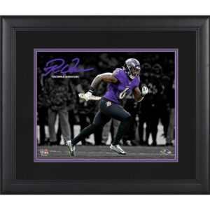 Patrick Queen Baltimore Ravens Facsimile Signature Framed 11'' x 14'' Spotlight Photograph