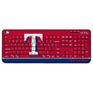Texas Rangers Personalized Wireless Keyboard