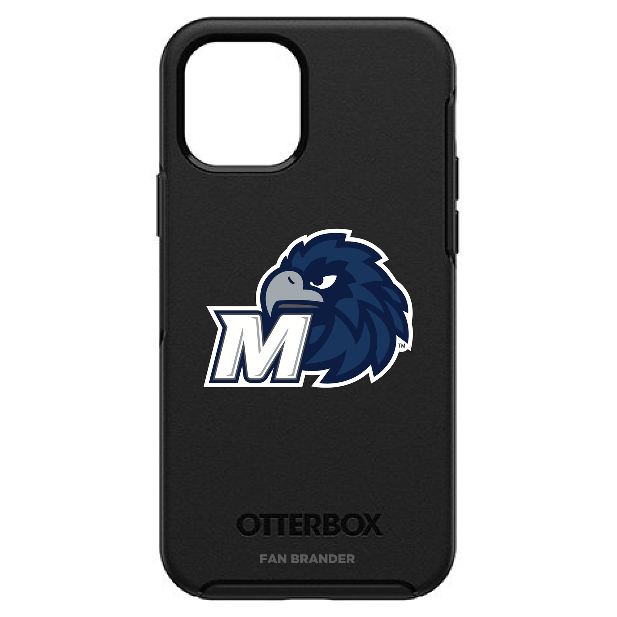 OtterBox Black Monmouth Hawks Primary Logo iPhone Symmetry Case