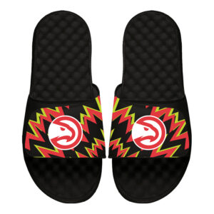 ISlide Black Atlanta Hawks High Energy Slide Sandals