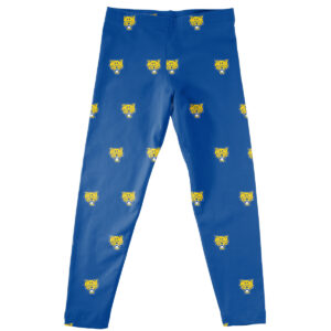 Infant Royal Fort Valley State Wildcats All Over Print Leggings