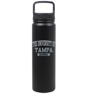 University of Tampa Spartans Black Grandma 24oz. Stainless Steel Eugene Bottle