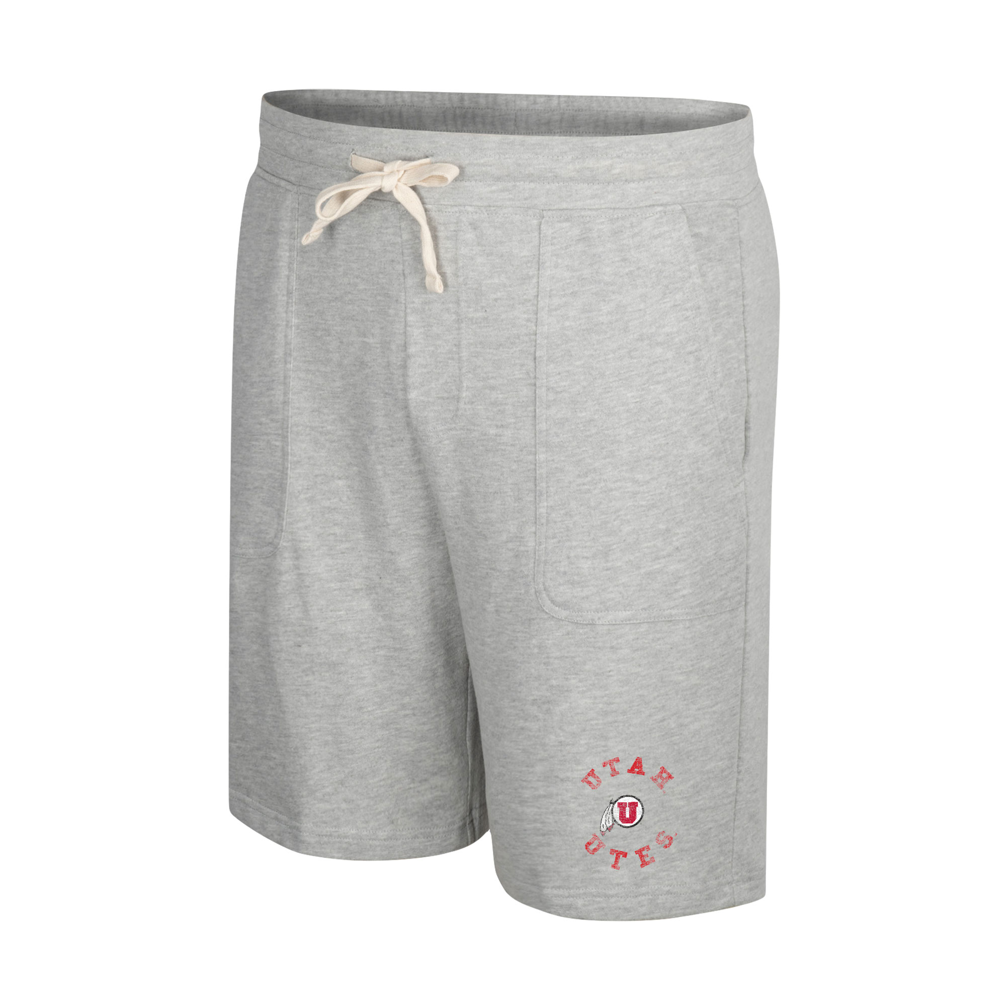 Men's Colosseum Heather Gray Utah Utes Love To Hear This Terry Shorts - Image 6