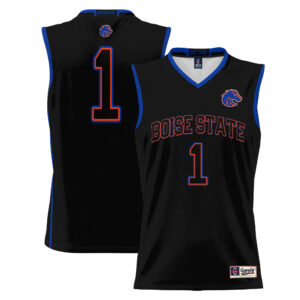 Youth GameDay Greats Black #1 Boise State Broncos Lightweight Basketball Jersey