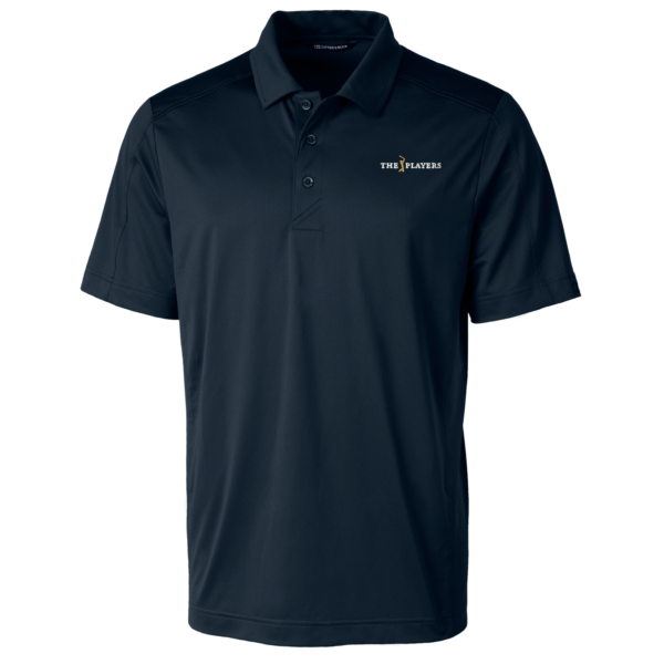 Men's Cutter & Buck Navy THE PLAYERS DryTec Prospect Textured Stretch Polo - Image 7