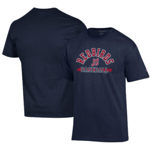 Men's Champion Navy Memphis Redbirds Jersey T-Shirt
