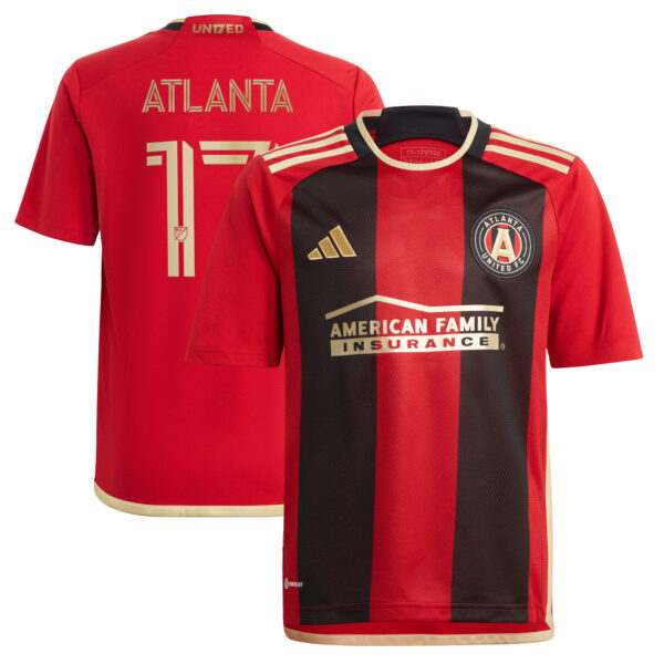 Youth adidas Black Atlanta United FC 2023 The 17s' Kit Replica Jersey
