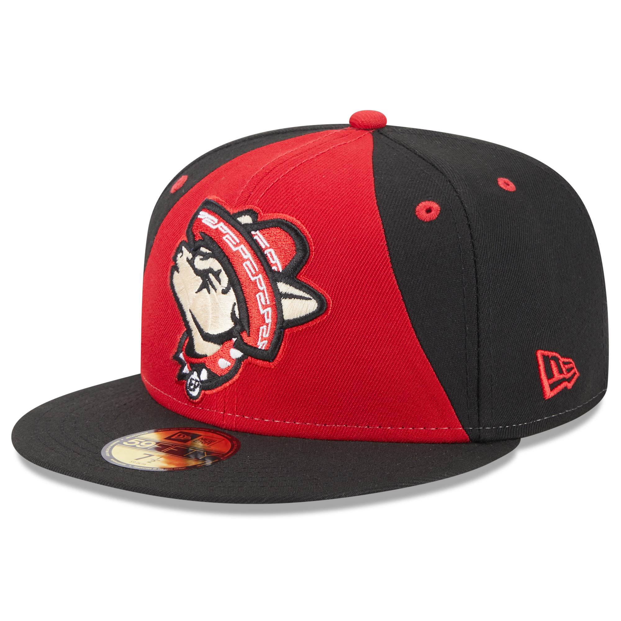 Men's New Era Red El Paso Chihuahuas Authentic Collection Alternate Logo 59FIFTY Fitted Hat