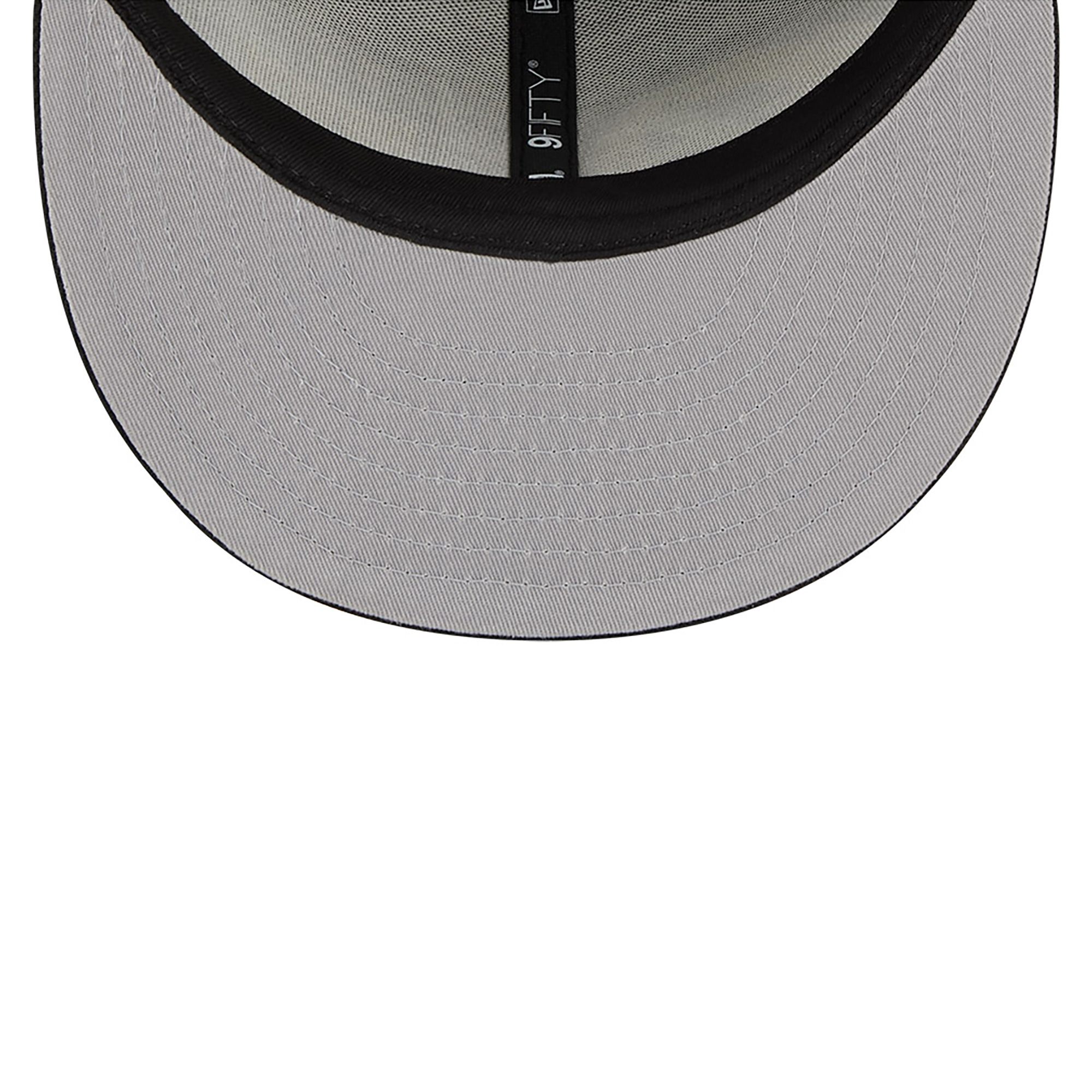 Men's New Era Black/Gray Los Angeles Rams 2023 Sideline 9FIFTY Snapback Hat - Image 6