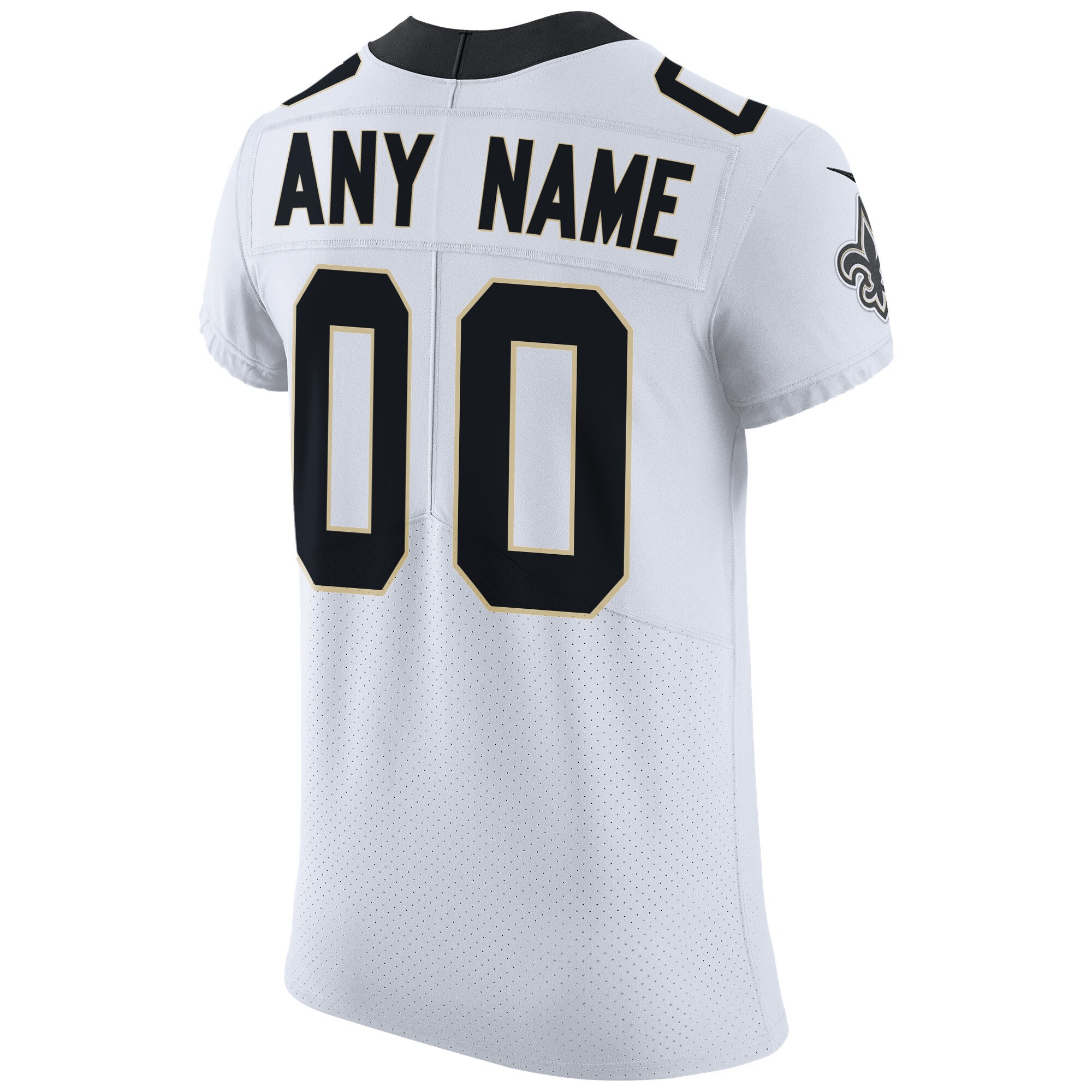 Men's Nike White New Orleans Saints Vapor Untouchable Elite Custom Jersey - Image 7