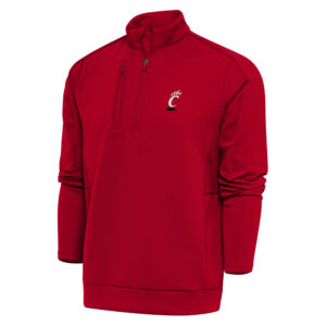 Men's Antigua  Red Cincinnati Bearcats Generation Half-Zip Pullover Top