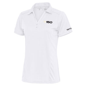 Women's Antigua  White Vanderbilt Commodores 150th Anniversary Tribute Polo