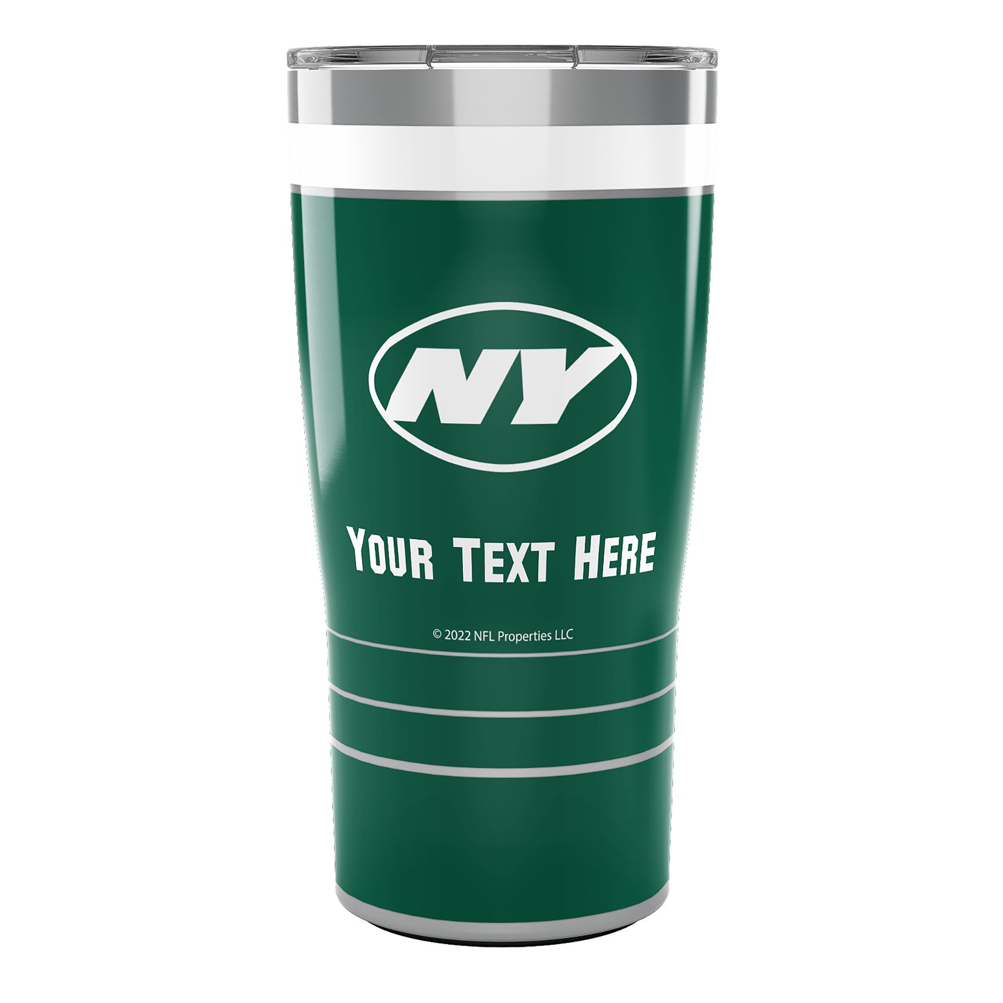 Tervis New York Jets 20oz. Personalized MVP Fan Stainless Steel Tumbler