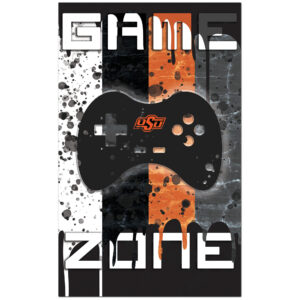 Oklahoma State Cowboys 11" x 19" Grunge Wall Art