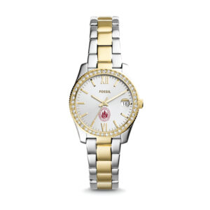 Women's Fossil  Silver/Gold Rhode Island Anchormen Scarlette Mini Two-Tone Stainless Steel Watch