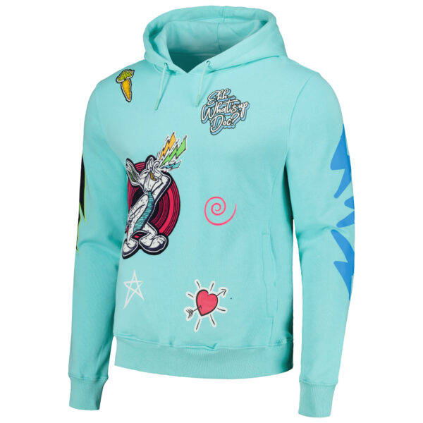 Unisex Freeze Max Bugs Bunny Mint Looney Tunes Neon Scream Pullover Hoodie - Image 6