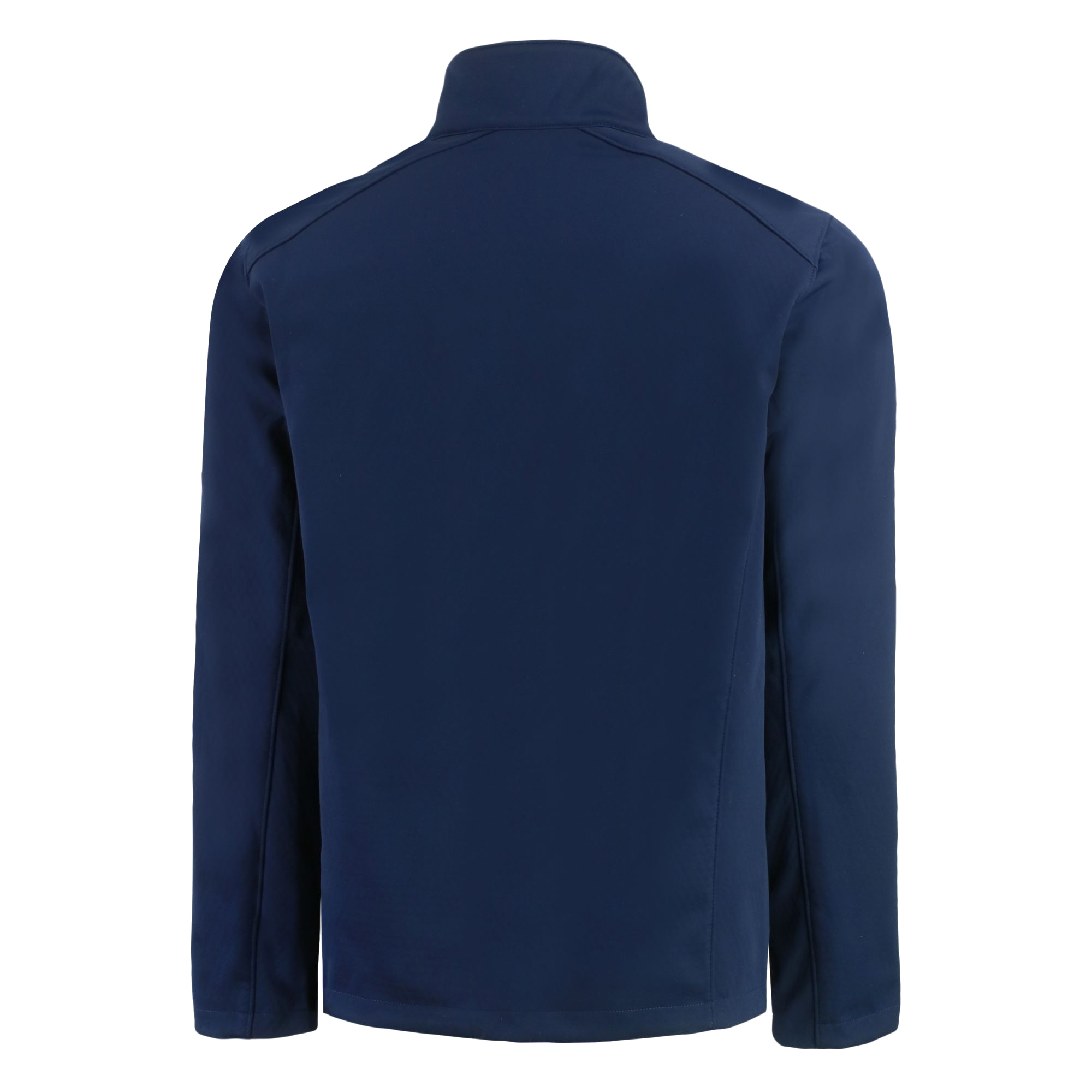 Men's Cutter & Buck Navy Quinnipiac Bobcats Evoke Eco Softshell Recycled Full-Zip Jacket - Image 7