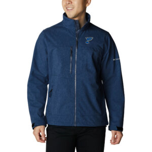 Men's Columbia Navy St. Louis Blues Ascender II Full-Zip Jacket