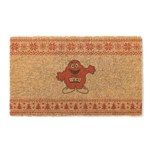 Western Kentucky Hilltoppers 18" x 30" Holiday Coir Doormat