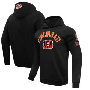 Men's Pro Standard  Black Cincinnati Bengals Classic Fleece Pullover Hoodie