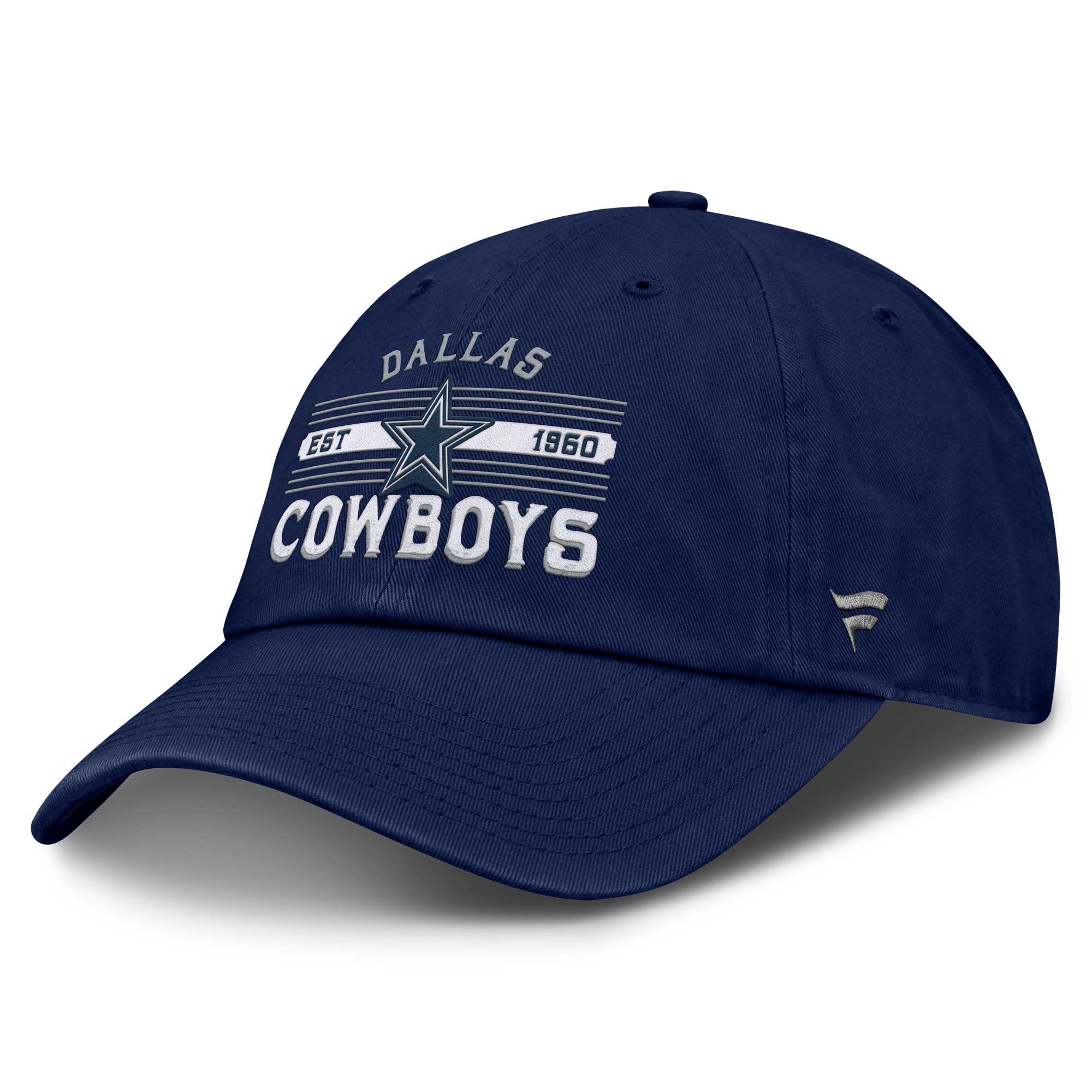 Men's Fanatics Navy Dallas Cowboys Heritage Delay Adjustable Hat