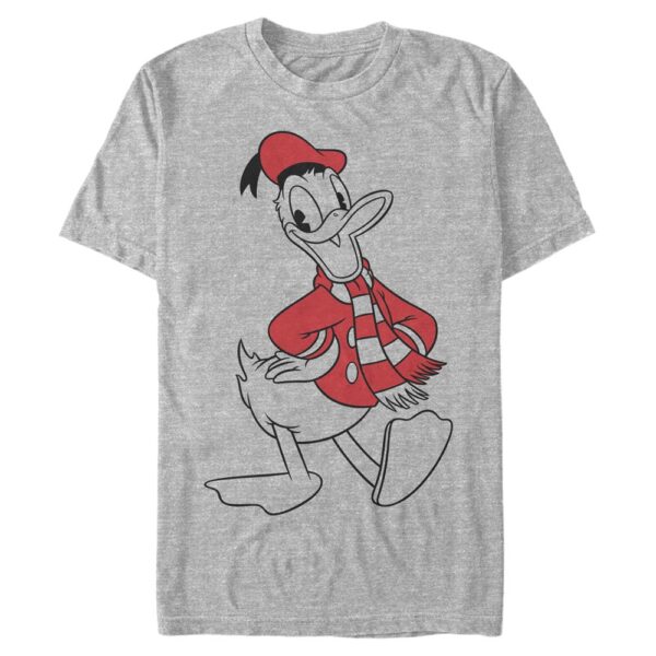 Men's Mad Engine Donald Duck Heather Gray Mickey & Friends Holiday Graphic T-Shirt