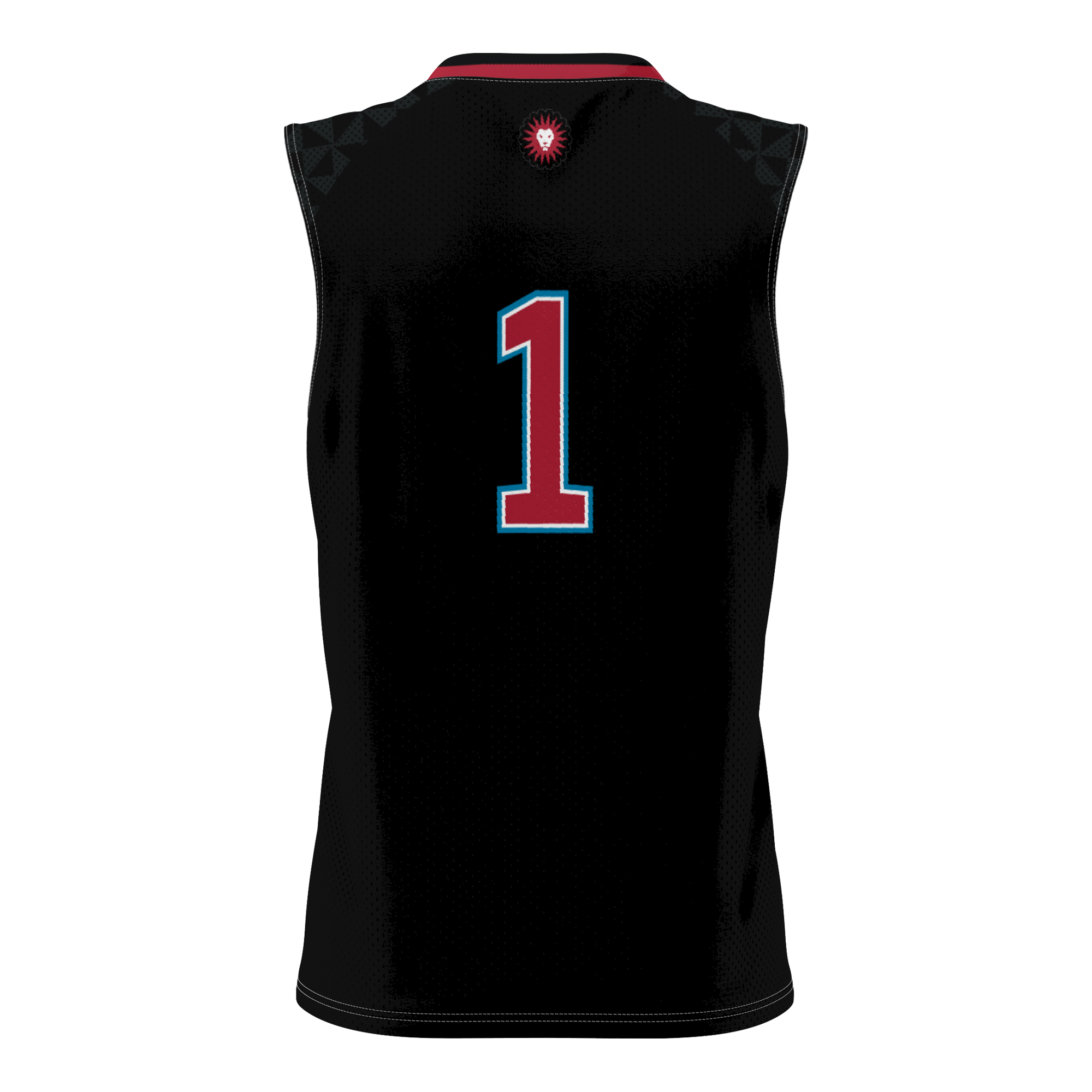 Men's GameDay Greats #1 Black Loyola Marymount Lions Lightweight Basketball Jersey - Image 4