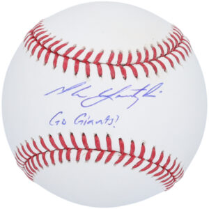 Mike Yastrzemski San Francisco Giants Autographed Baseball with "Go Giants!" Inscription