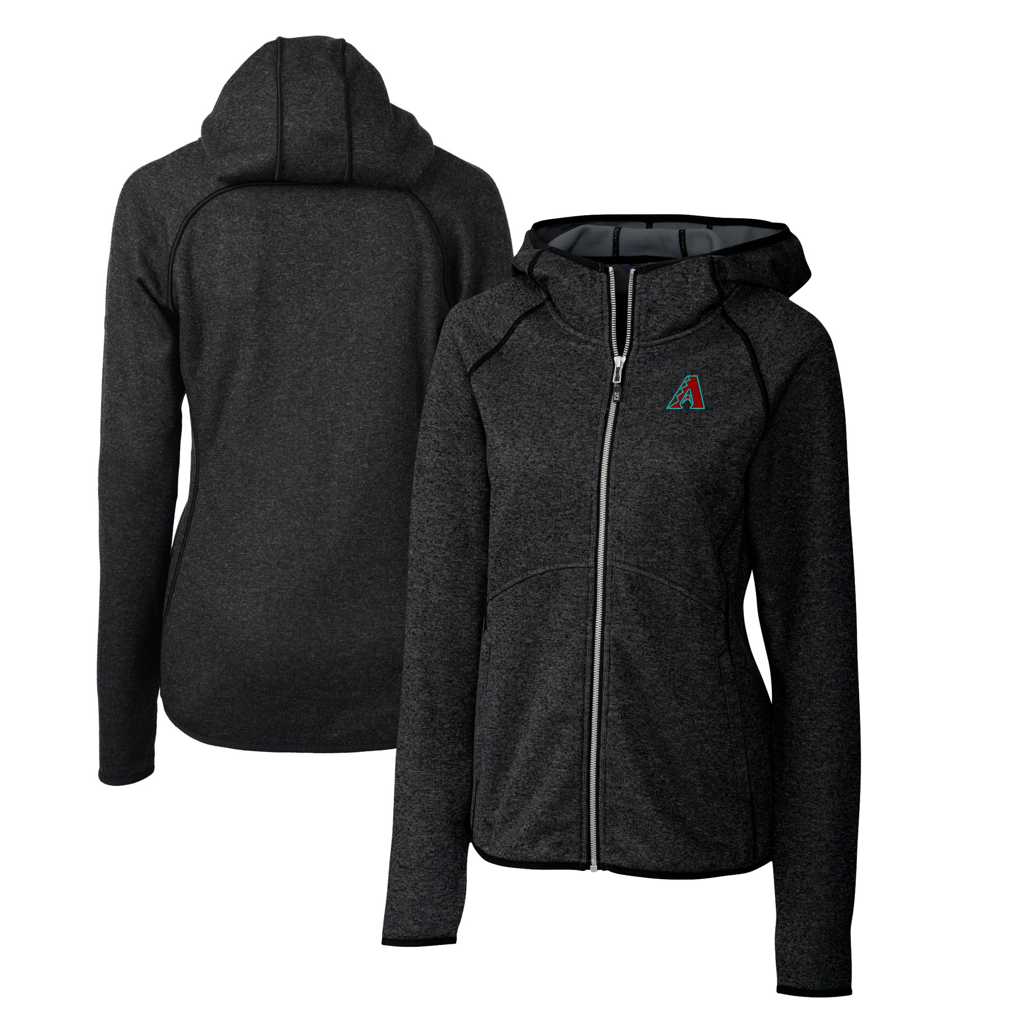 Women's Cutter & Buck Heather Charcoal Arizona Diamondbacks - Image 5