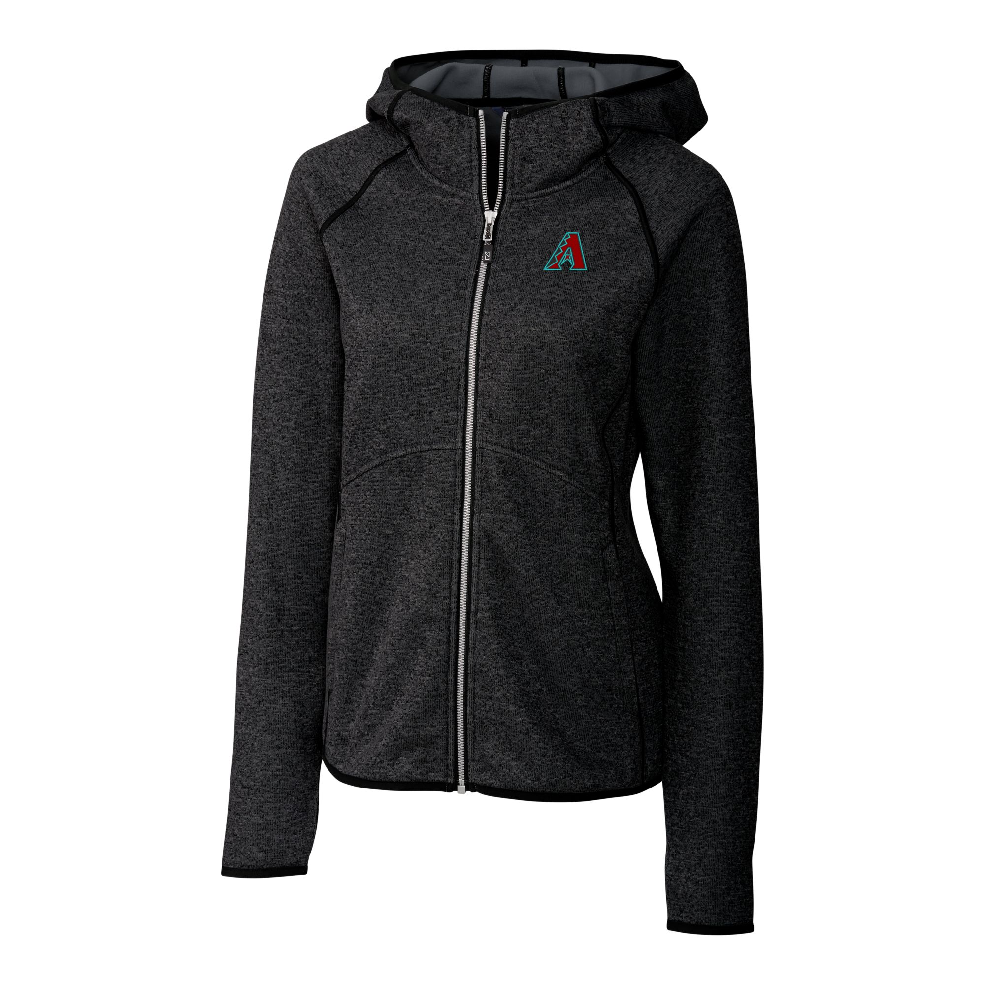 Women's Cutter & Buck Heather Charcoal Arizona Diamondbacks - Image 3