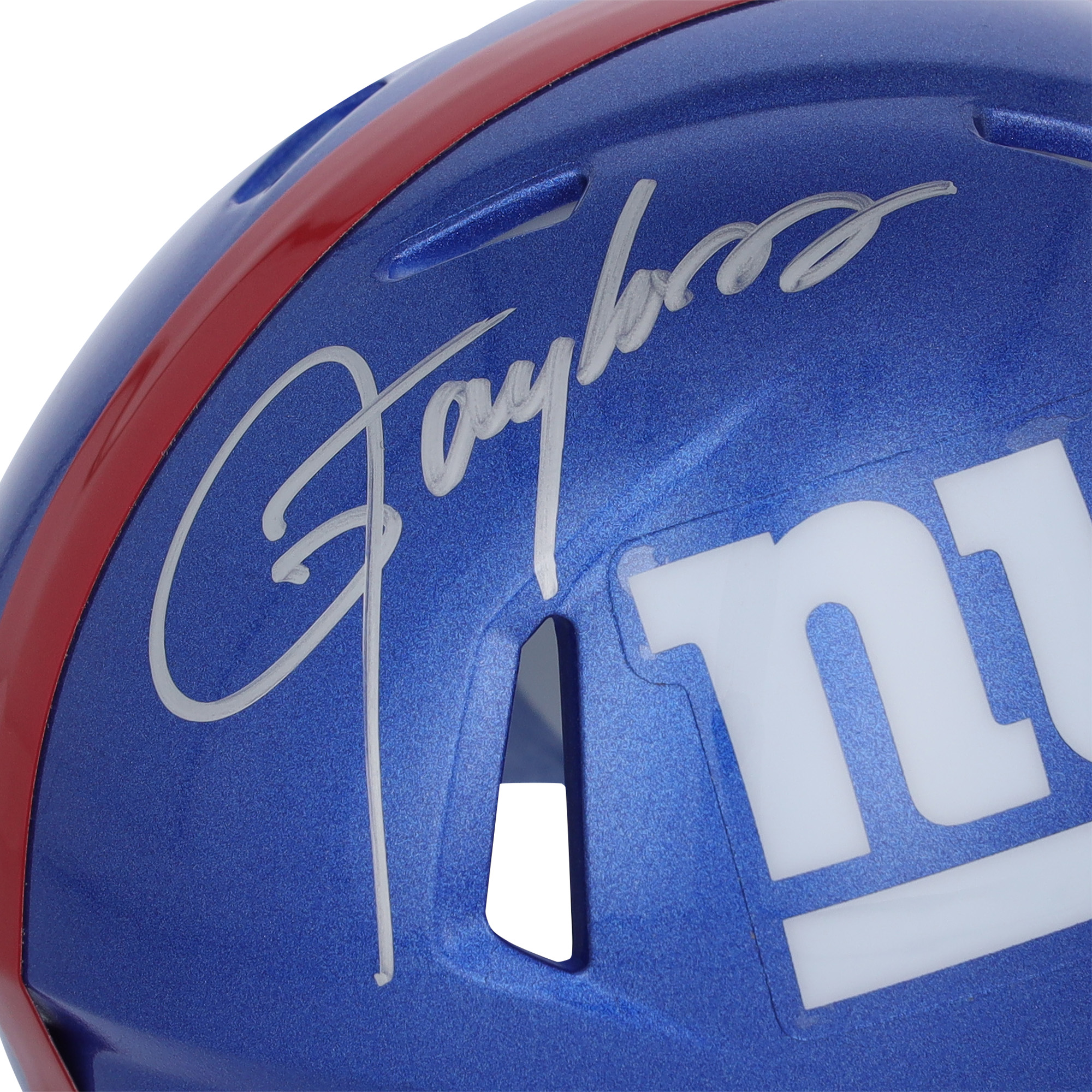 Lawrence Taylor New York Giants Autographed Riddell Speed Mini Helmet - Image 5