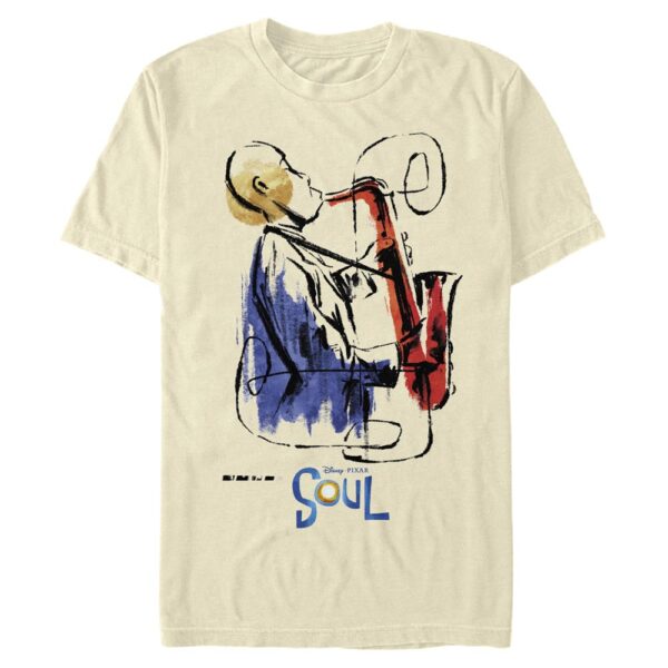 Men's Mad Engine Natural Soul Saxophone Painting Graphic T-Shirt
