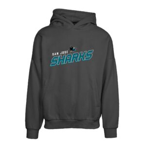 Men's Levelwear Black San Jose Sharks Contact Premier 2.0 Pullover Hoodie