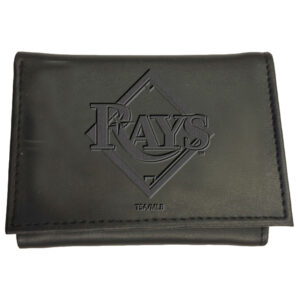 Black Tampa Bay Rays Hybrid Tri-Fold Wallet