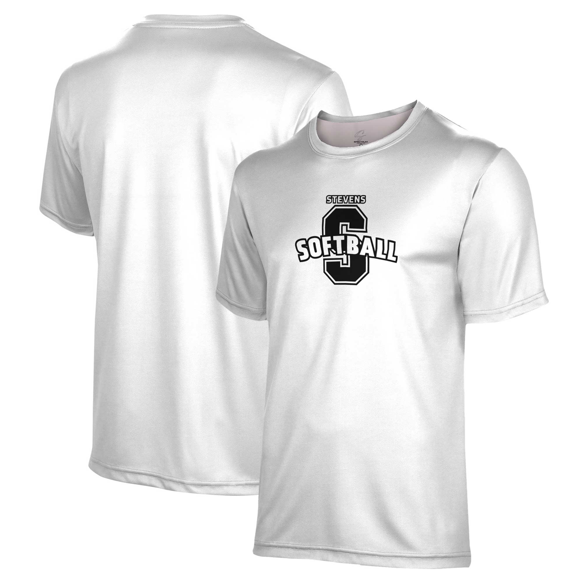Men's ProSphere White Stevens Institute of Technology Ducks Softball Bi-Blend T-Shirt - Image 2