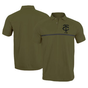 Men's Levelwear Green Minnesota Twins Sector Digital Camo Polo