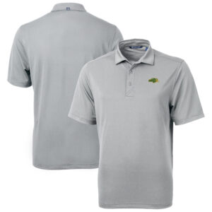 Men's Cutter & Buck Gray NDSU Bison DryTec Virtue Pique Recycled Polo