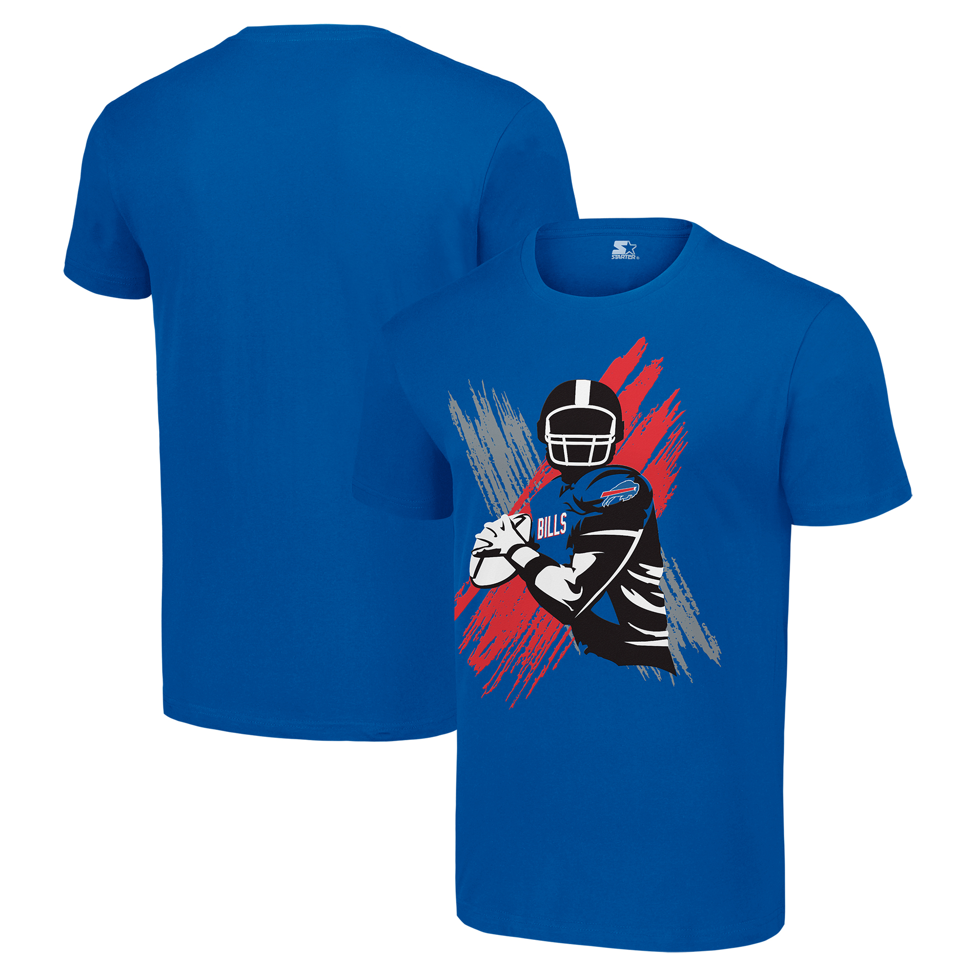 Men's Starter Royal Buffalo Bills Player X Logo Graphic T-Shirt