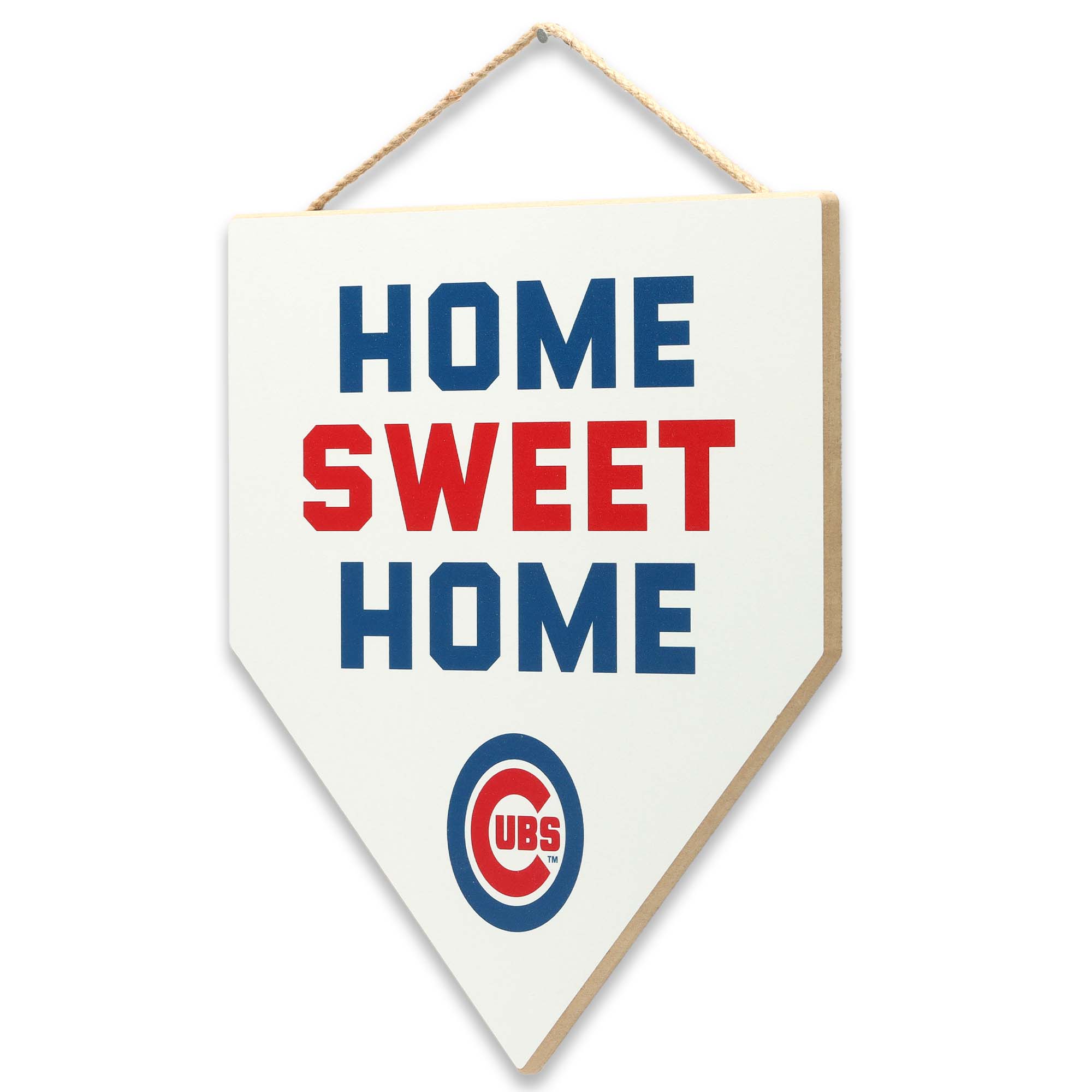 Chicago Cubs Home Sweet Home Hanging Wood Sign - Image 7