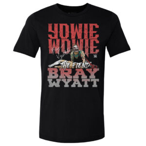 Men's 500 Level Black Bray Wyatt Yowie Wowie T-Shirt
