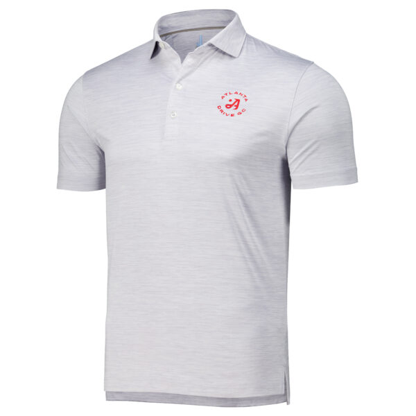 Men's johnnie-O Gray Atlanta Drive GC Huron Performance Polo - Image 7
