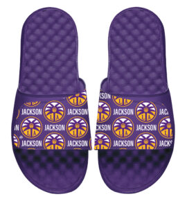 Youth ISlide Rickea Jackson Los Angeles Sparks Team Pattern Slide Sandals