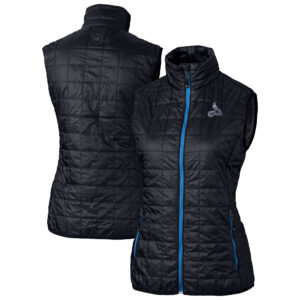 Women's Cutter & Buck Green Tampa Bay Rays Cooperstown Collection Rainier PrimaLoft Eco Insulated Full-Zip Puffer Jacket