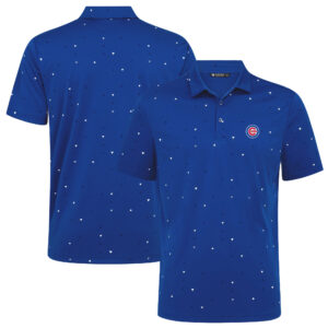 Men's Levelwear Royal Chicago Cubs Confetti Insignia 2.0 Polo
