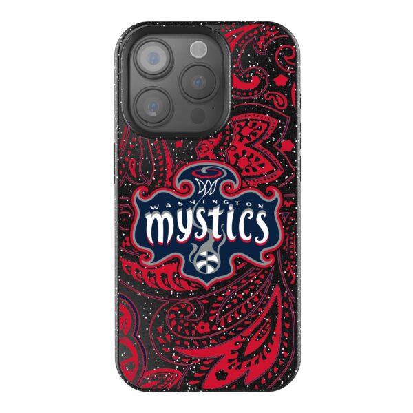 Keyscaper Washington Mystics Paisley Bling iPhone Case