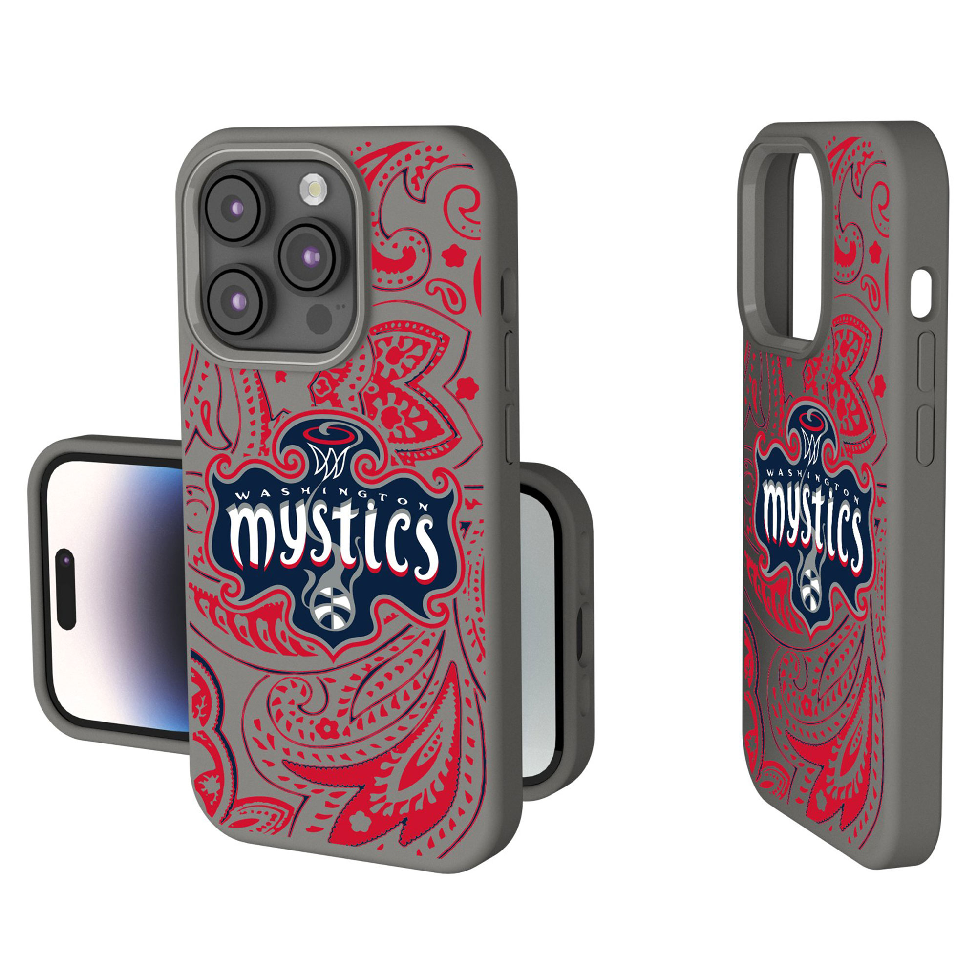 Washington Mystics Paisley iPhone Soft Touch Case